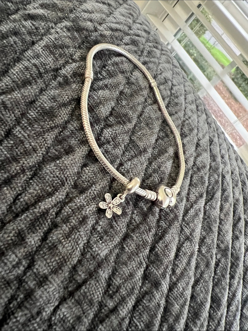 Authentic Pandora Retired Dazzling Daisy Pave Charm